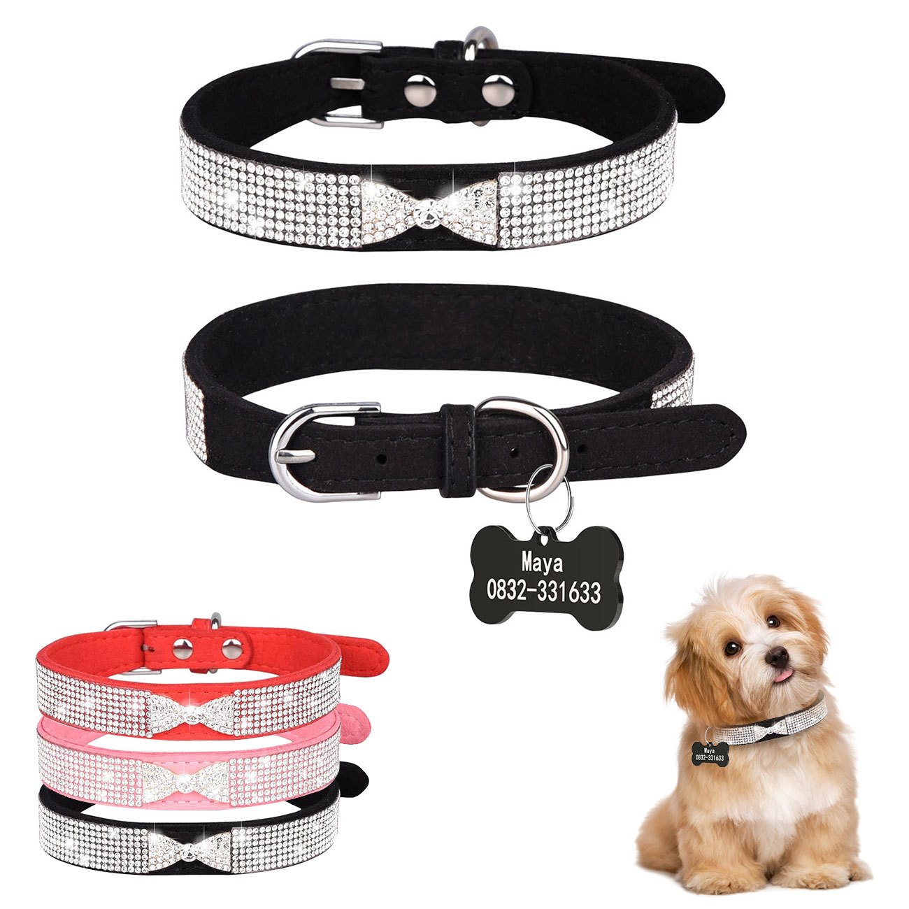 Bling Small Dog Collars - Temu