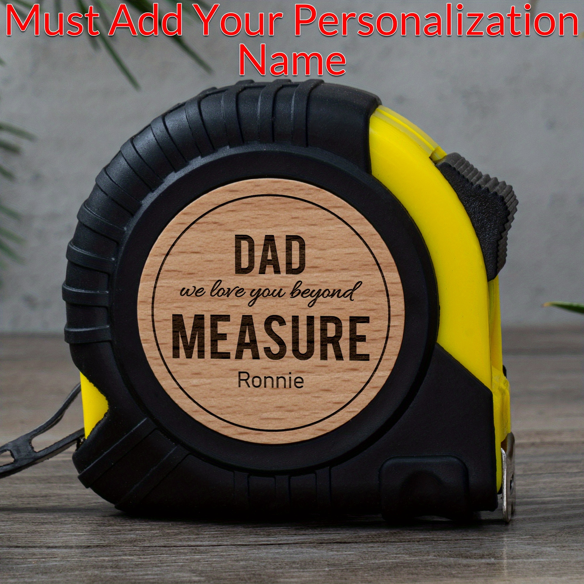 Personalized Tape Measure - Father's Tools Tape Measure, Custom