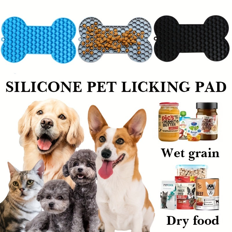 Licking Mat for Dogs Crate, Dog Slow Licking Pad for Cage for Boredom  Relief & Anxiety Reduction, Soft & Safe Peanut Butter Lick Pad for Training