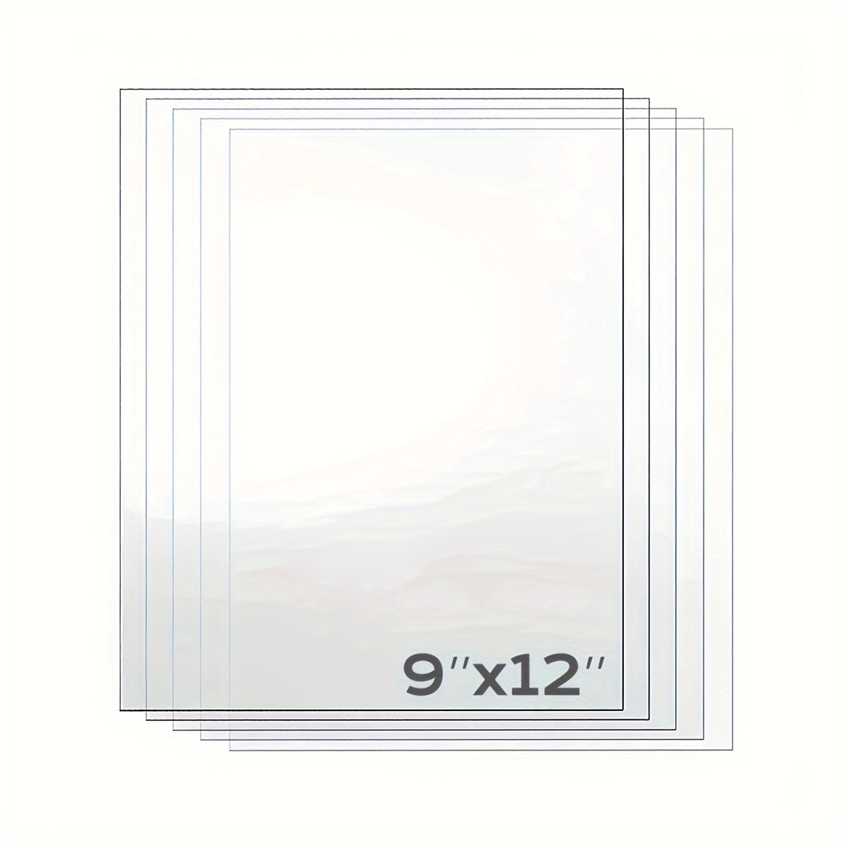 Plexiglass Plaque Transparent, 20 Pièce Rond Plaque Plexiglas
