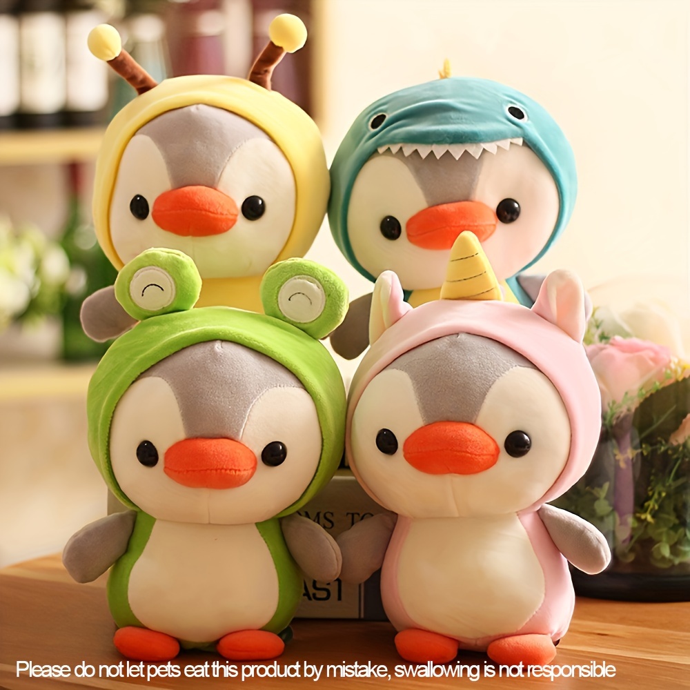 Kawaii Football Penguin Stuffed Animal High end And - Temu