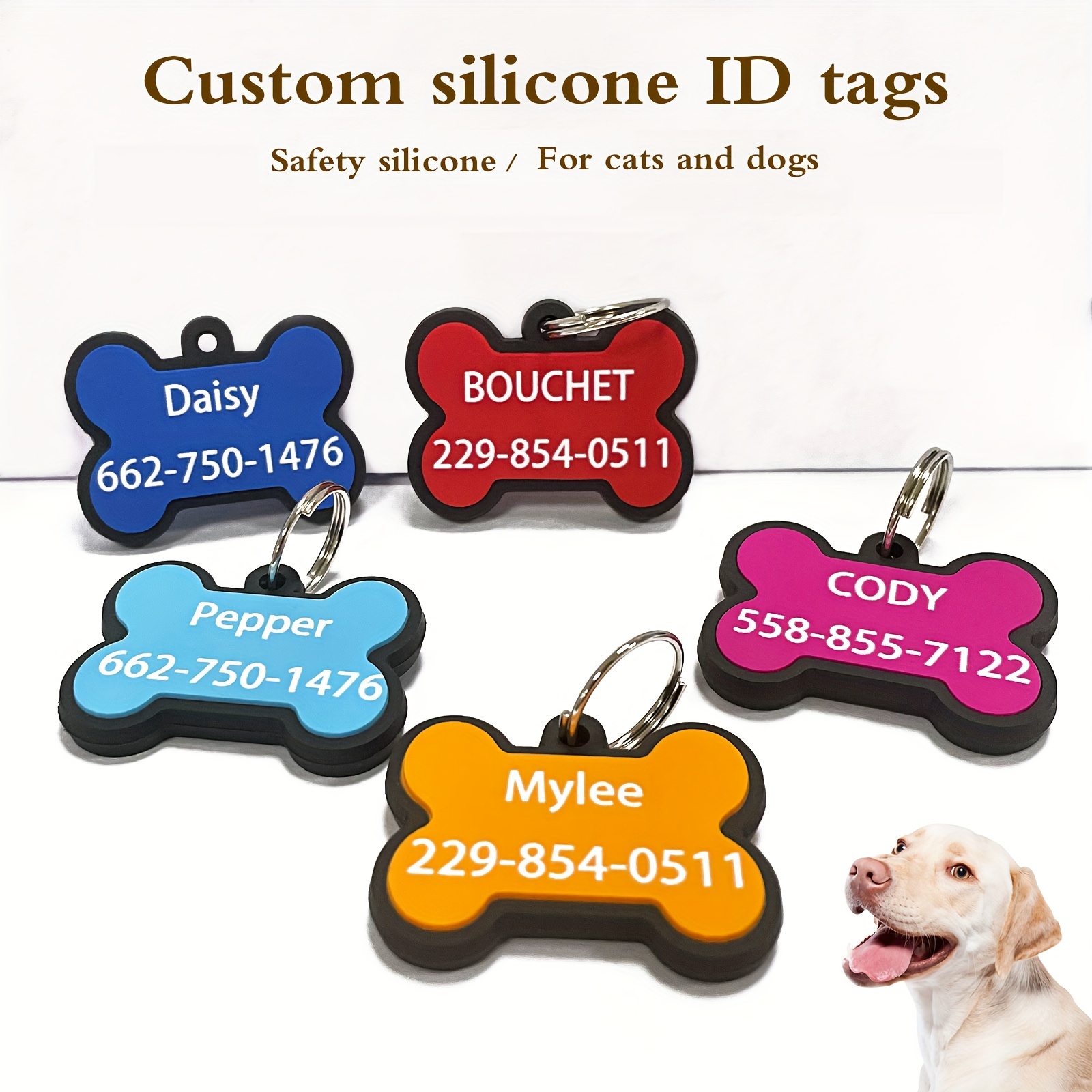Boxing Gloves Dog Tag Military Tag Pendant Chain Necklace