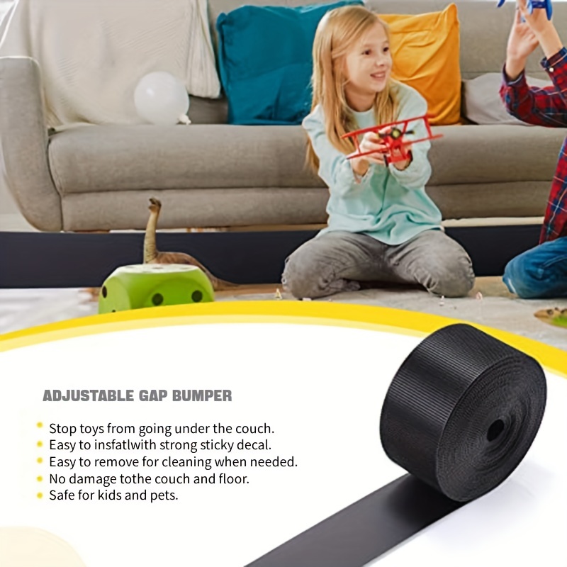  Non Slip Cushion Pad, Hook Loop Tape for Reduce Couch Cushions  Sliding (4 x 6 inch)- (8PCS, Black)
