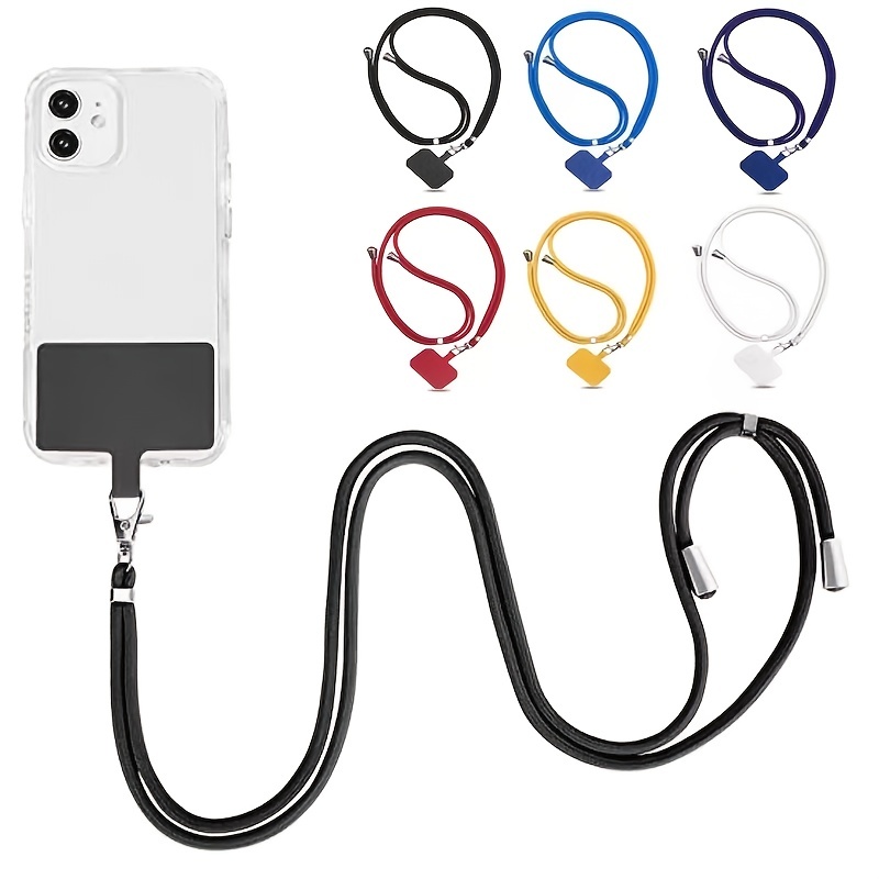  eTTgear 4 cordones para teléfono con almohadillas, cordón  universal cruzado para teléfono con cordón ajustable de nailon para el  cuello para todos los teléfonos inteligentes, (multiple Colour) : Celulares  y Accesorios