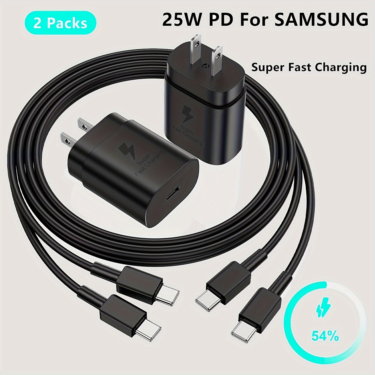 Original 25W USB C Super Fast Charging Wall Charger And Samsung Super Fast  Dual Car Charger (45W+15W) for Samsung Galaxy A23 5G - Retail Packaging 