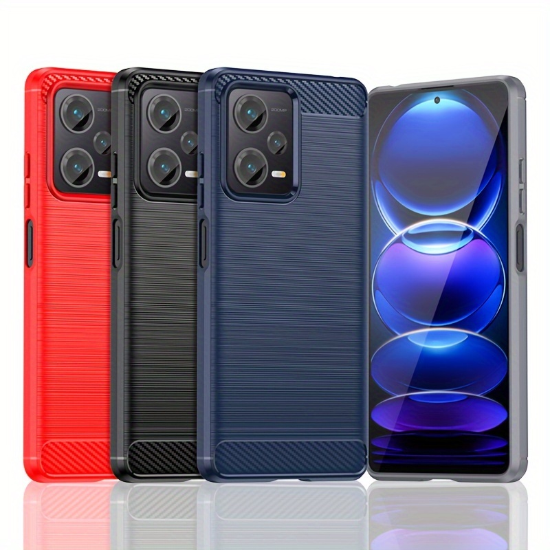  Funda de teléfono para Xiaomi Redmi 10C, funda antigolpes  resistente a los golpes, funda de teléfono celular, textura de cuero suave  TPU ultra delgada a prueba de golpes, funda de microfibra