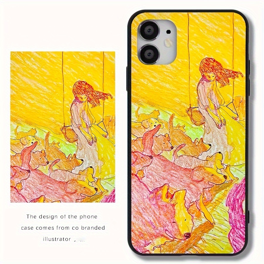 Linda funda para iPhone 13 Pro para niñas y mujeres, compatible