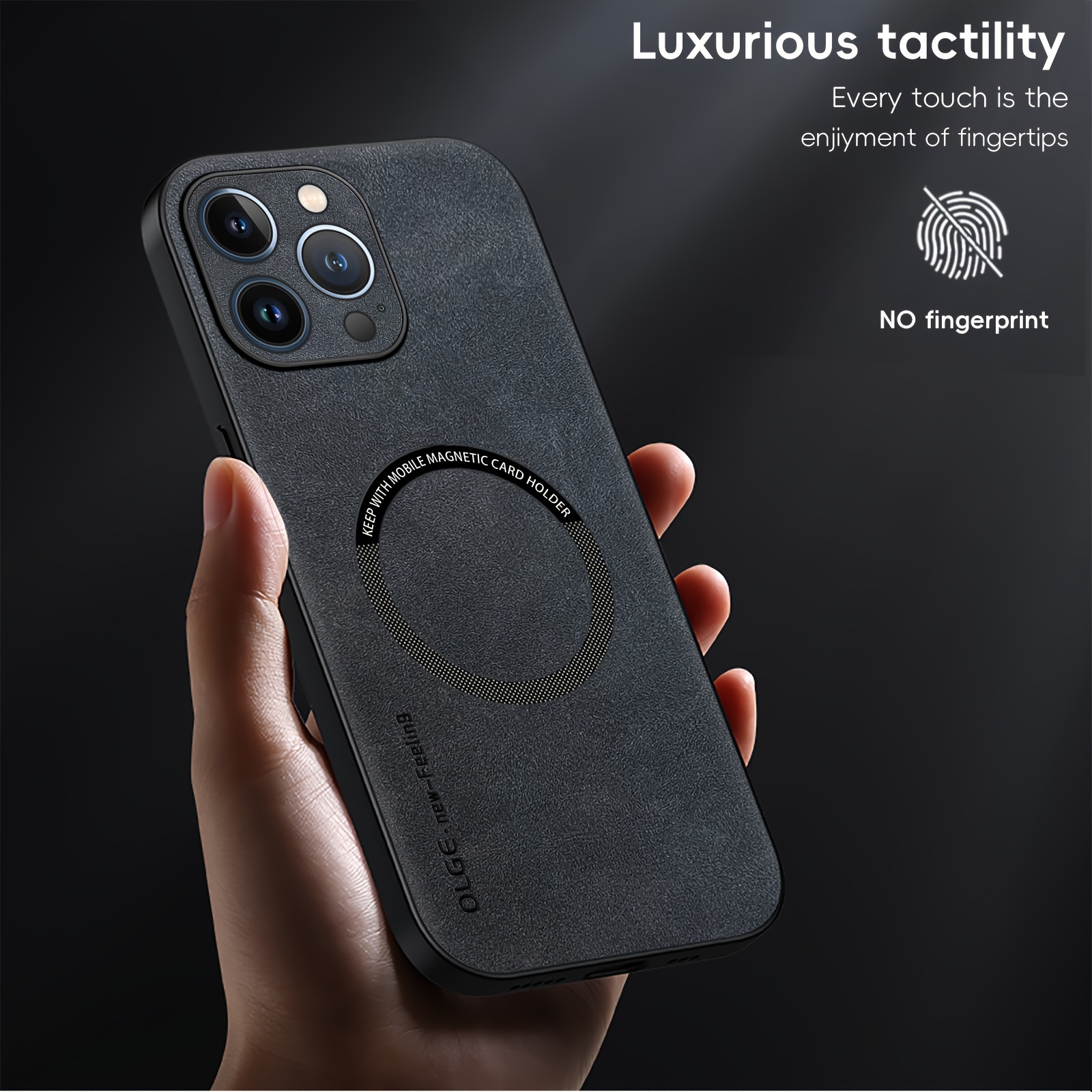 Shopping Magnetische Matte Hülle Für Iphone 15 Pro Max, Tpu+acryl  -dropschutz Unsichtbar - Lila in China