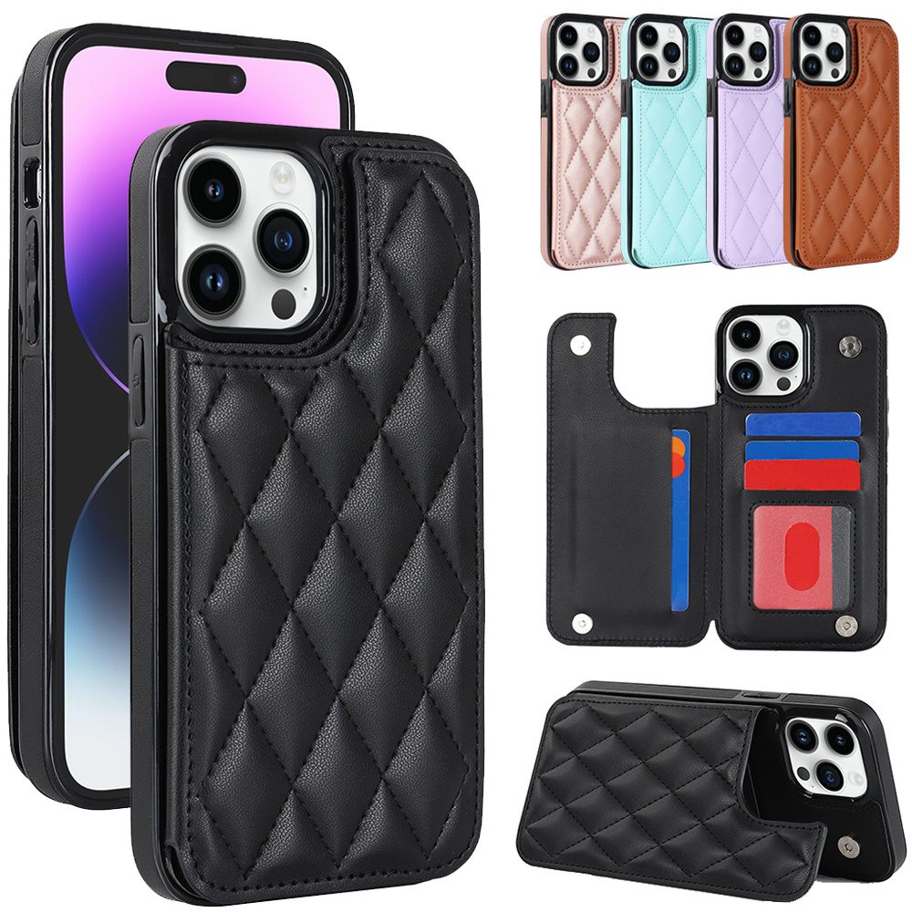 Luxury Brand Square Leather Phone Case For iPhone 11 Case 12 13 14 Pro Max  X XS Max XR 6 7 8 Plus SE Shockproof Soft Back Covers - AliExpress