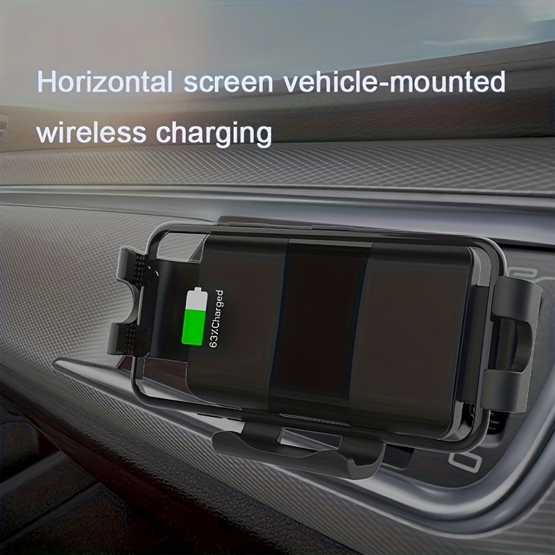 Cargador inalámbrico para coche, placa de carga rápida para teléfono móvil,  inducción automática completa para * Huawei * almohadilla de