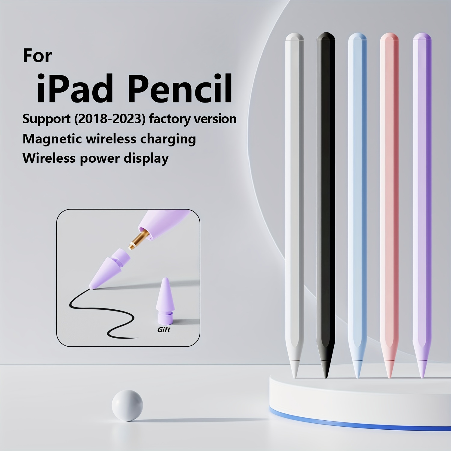 Pour Le Stylet IPad Pencil Noir, Le Stylo Tactile À Tentacules