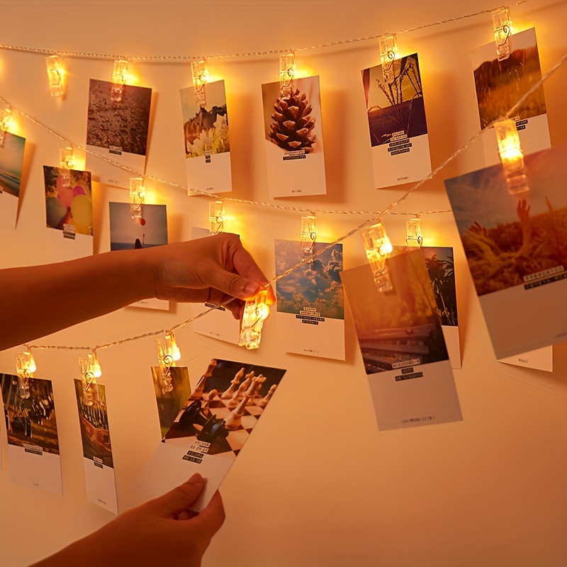 Letras de feliz cumpleaños, guirnalda dorada de feliz cumpleaños y luces de  alambre de cobre de 9.8 pies, cadena de luces para decoración de fiesta de