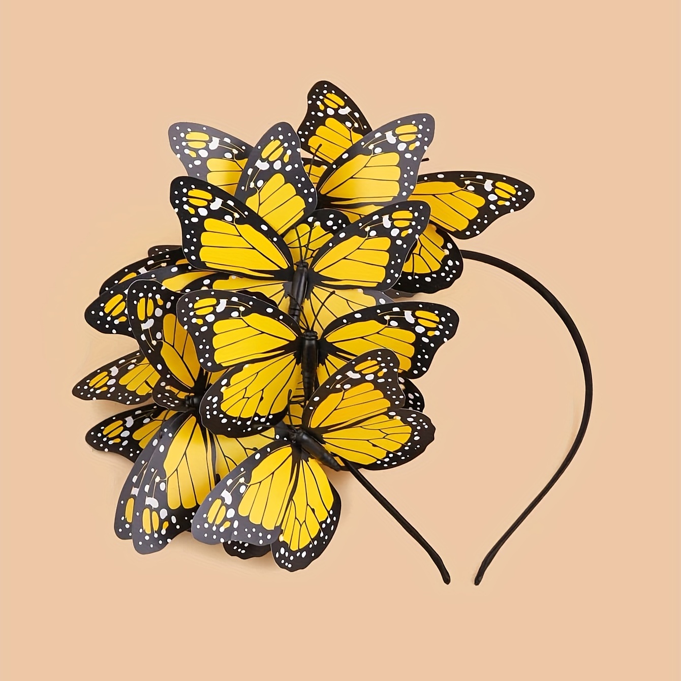 Diadema Anudada Estampado Mariposa Mujer Cintas Pelo - Temu Chile
