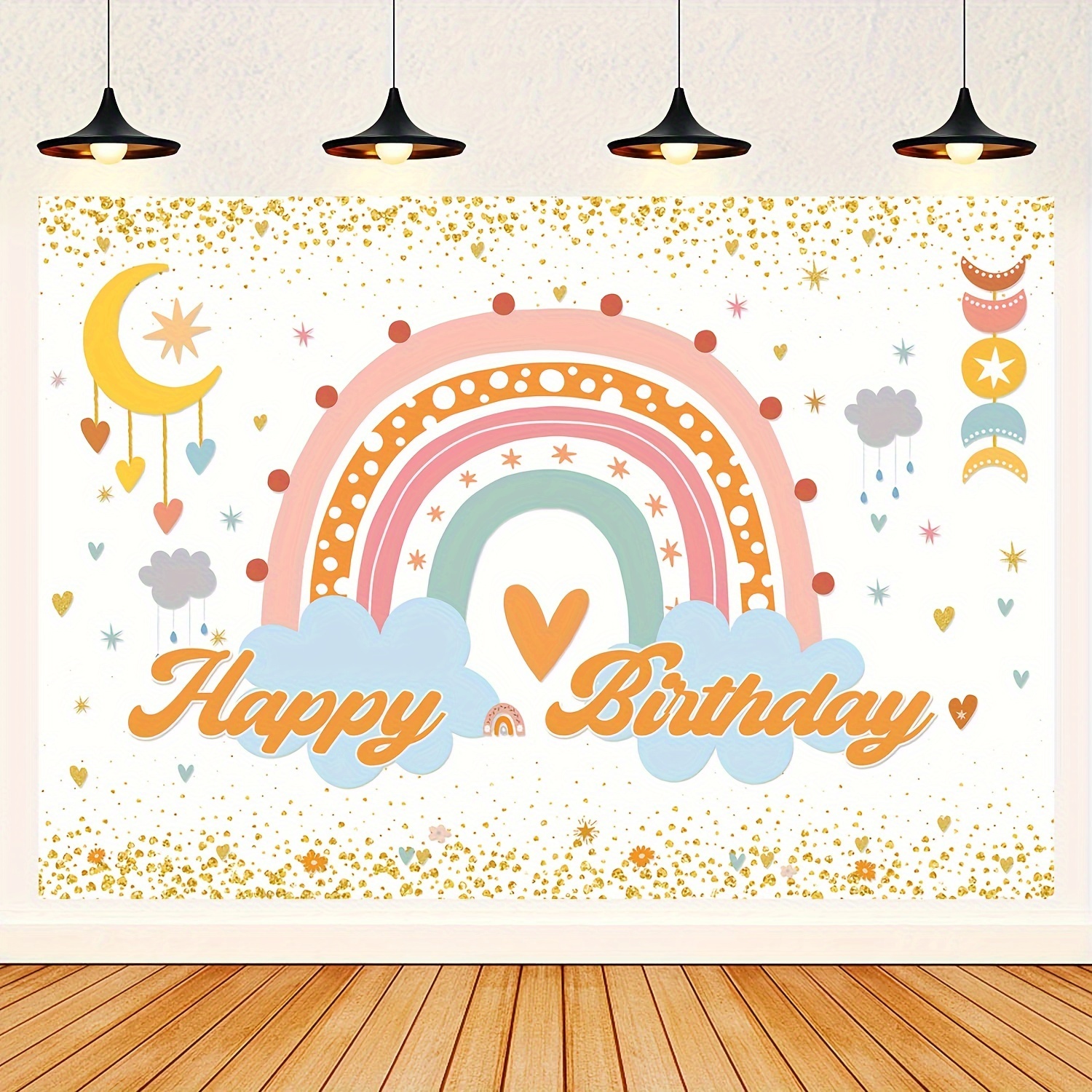 Rainbow Birthday Decoration - Temu