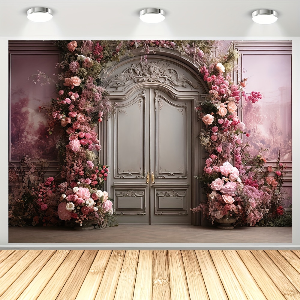 1 Pieza De Fondo Fotográfico De Tela Con Diseño De Rosas Para El Día De San  Valentín, Decoración De Sala De Estar, Fondo Fotográfico, Moda de Mujer