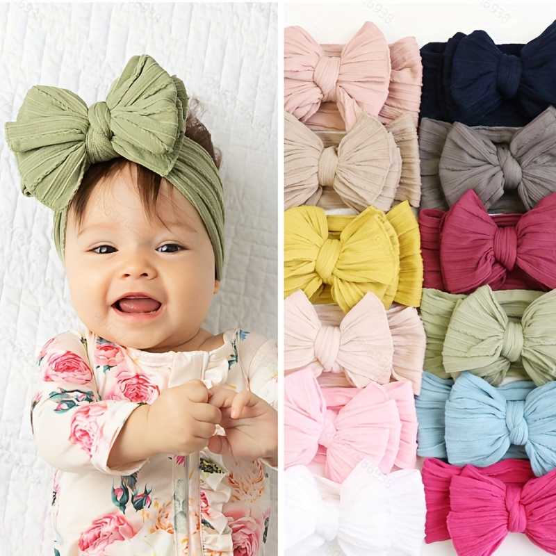 8 Uds. Gorro Turbante Color Liso, Gorro Lazo , Turbantes Cabeza Bebés  Recién Nacidos, Niñas Niños Pequeños - Moda Infantil - Temu Chile
