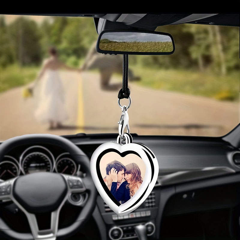 Personalised Photo Car Ornament Hanging Car Polaroid Any Image Driving Test  Pass Gift Idea First Car Charm Gift 
