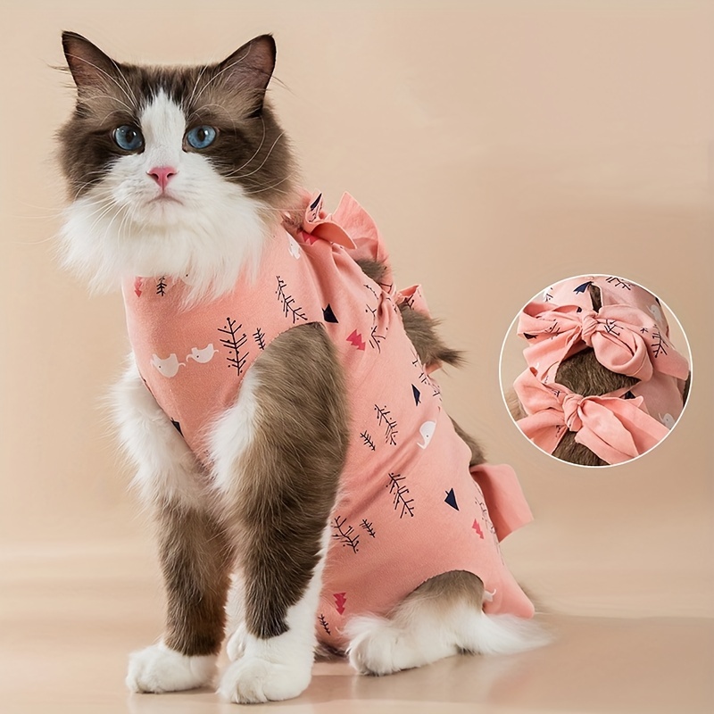 Girl Cat Recovery Suit Surgery Weaning Sterilization Care Anti-licking Coat