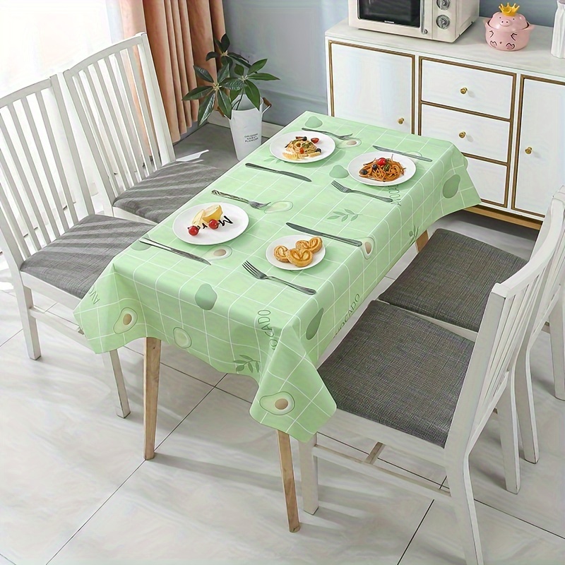 1pc Tovaglia In PVC Impermeabile, Resistente All'olio E Alle Macchie,  Copertura Per Tavolo In Vinile Facile Da Pulire, Per Tavolo Da Pranzo,  Buffet, Prodotto Industriale, Per Sala Da Pranzo - Temu Italy