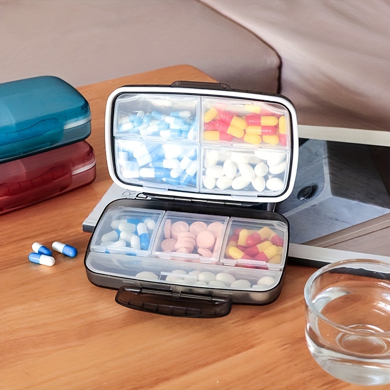 Large Size Portable Personal Medicine Pill Storage - Temu