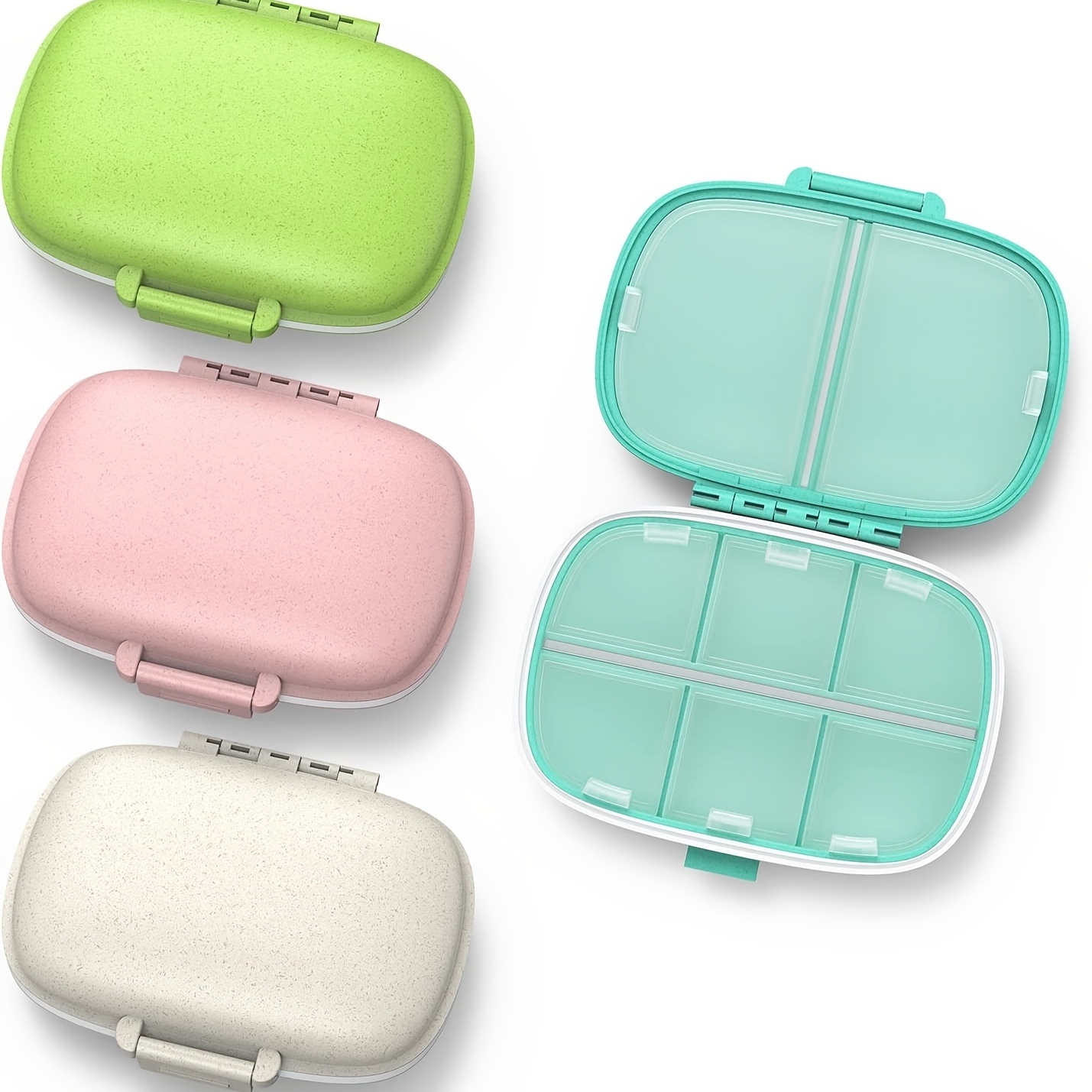 Travel Pill Organizer W Lables, Small Compartments Pocket Pharmacy