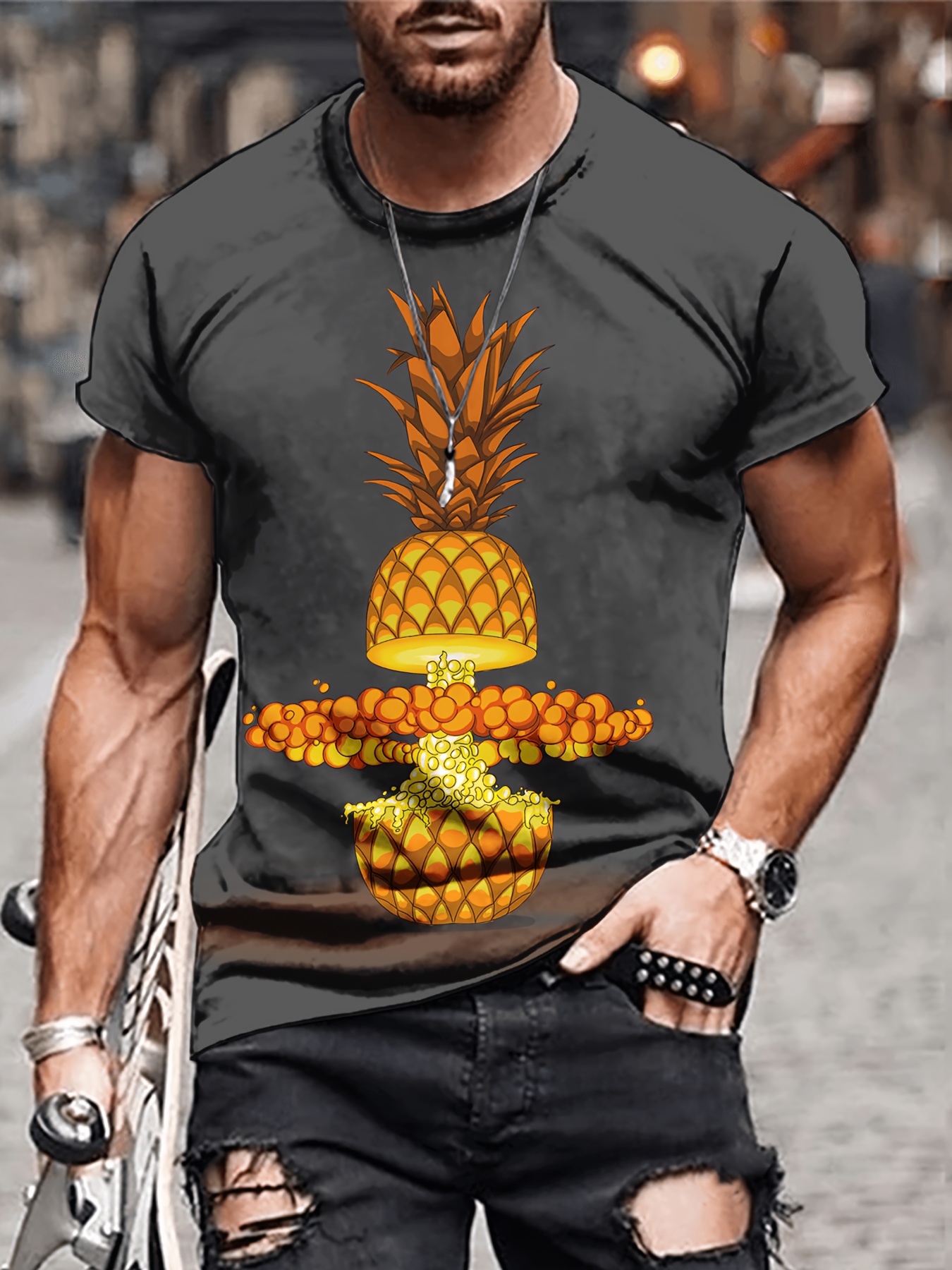 Pineapple Shirt Men - Temu