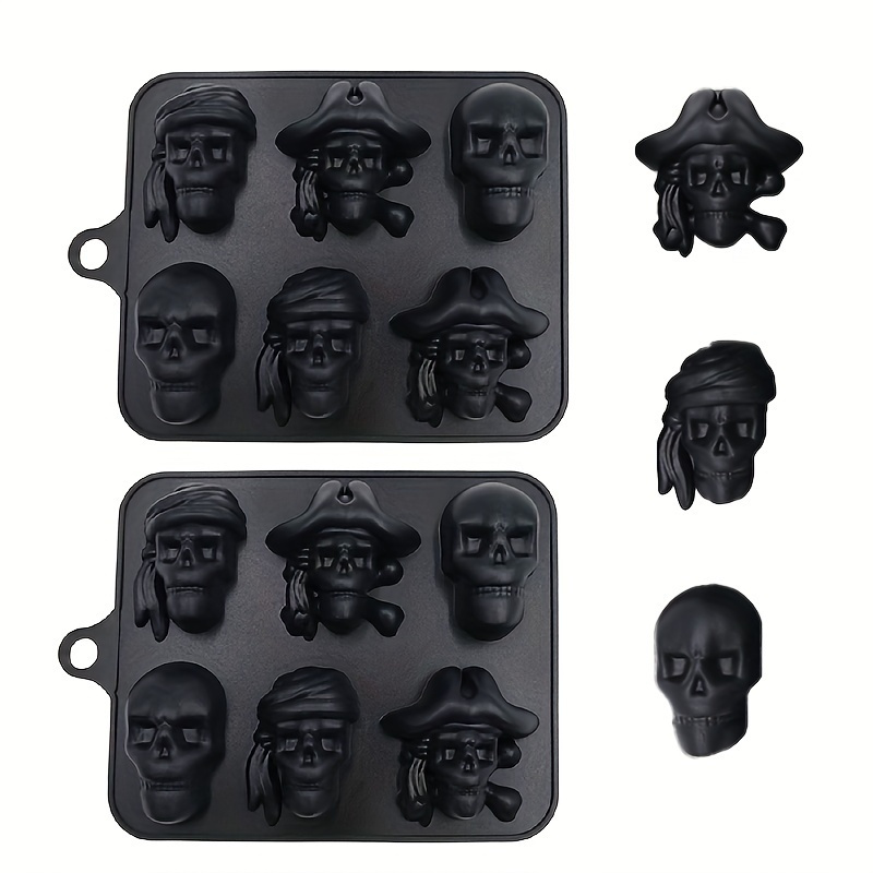 Silicone Skull Cake Pan - Perfect For Halloween Parties And Home Decor -  Clearance Weird Stuff - Vintage Baking Tools - Pirate Cake Tin - Summer And  Winter Bakeware - Temu