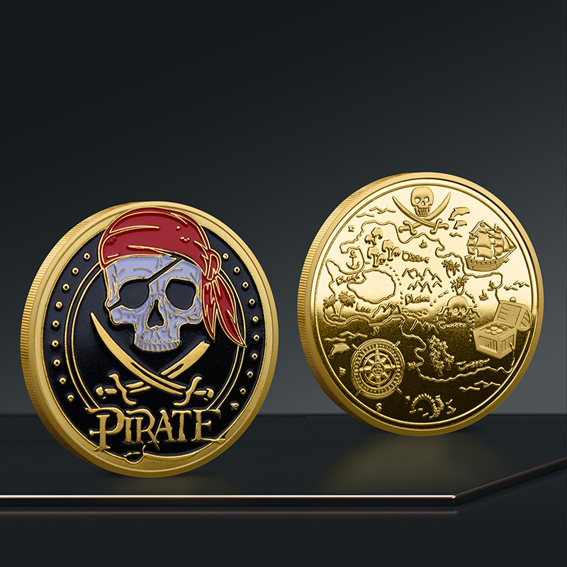 Jesdavan Tresor Pirate, 160 Pièces Monnaie Factice, Piece Pirate