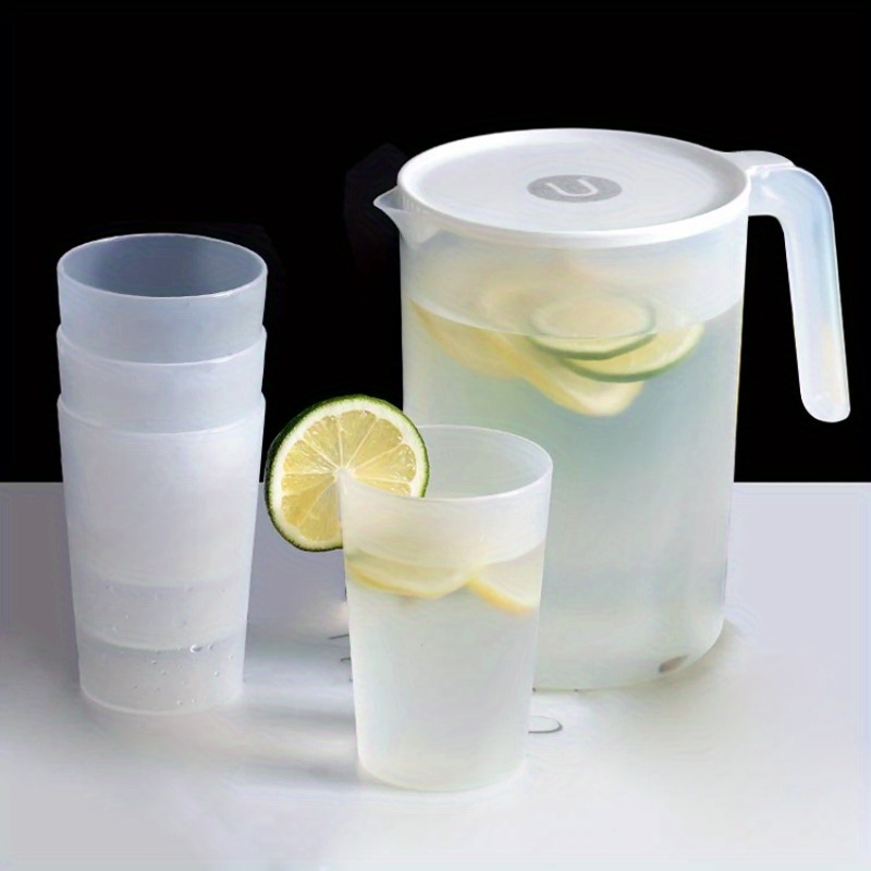 Baluue 2pcs Graduated Measuring Cup Mixing Pitcher Handled Measuring Cup  Drinking Pitchers Durable Small Measuring Cup Sample Cup Liquid Plastic