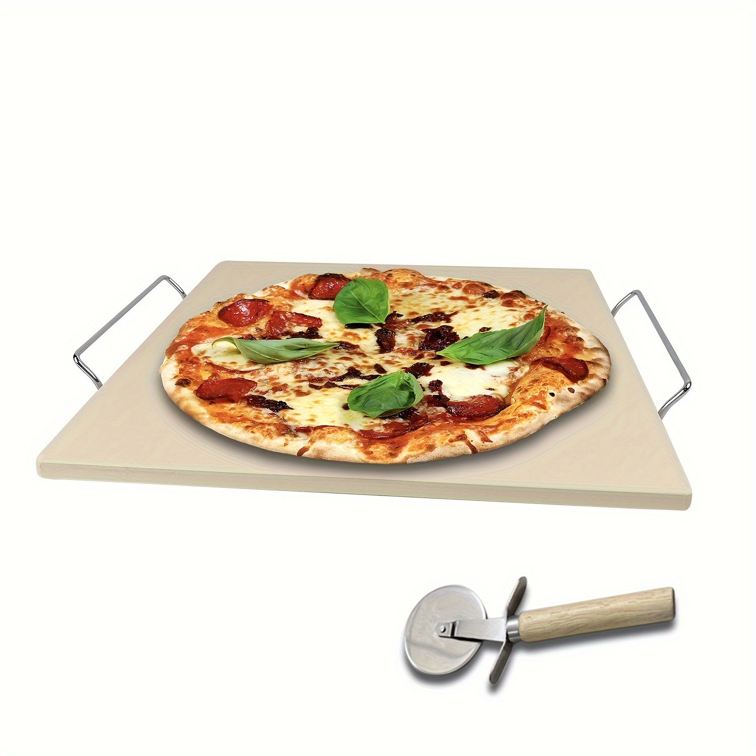 Tabla Plato Para Pizza Redonda 40cm Juego De 3 Pzas