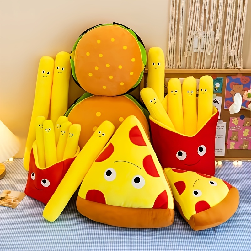 Novelty Plush Food Accent Pillows or Throws - Pillows Pizza