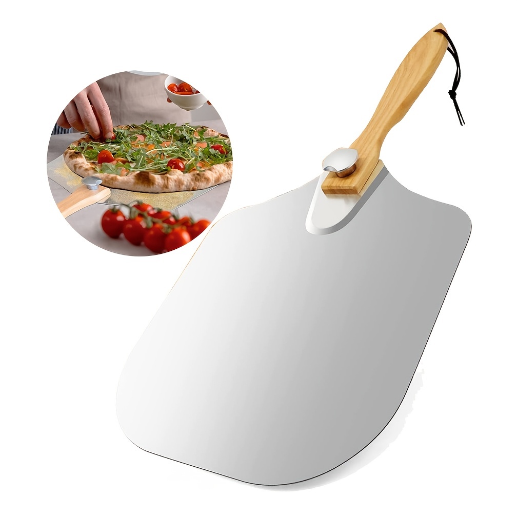 Pizza Paddle Sliding Pizza Oven Turning Peel with Hang Hole Durable Pizza  Peel Lightweight Pizza Turner for Restaurants Grill - AliExpress