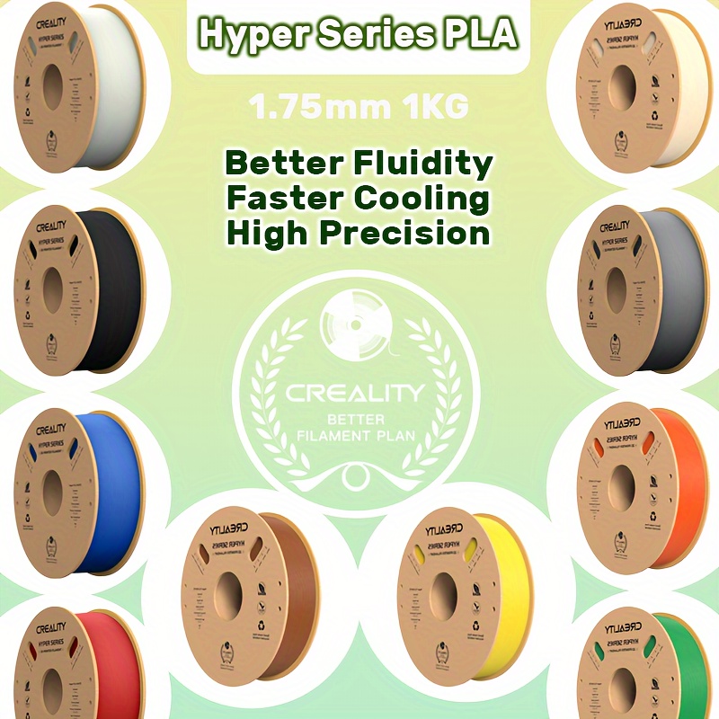 Creality PLA Filament Pro, Hyper PLA High Speed 3D Printer Filament 1.75mm  1KG