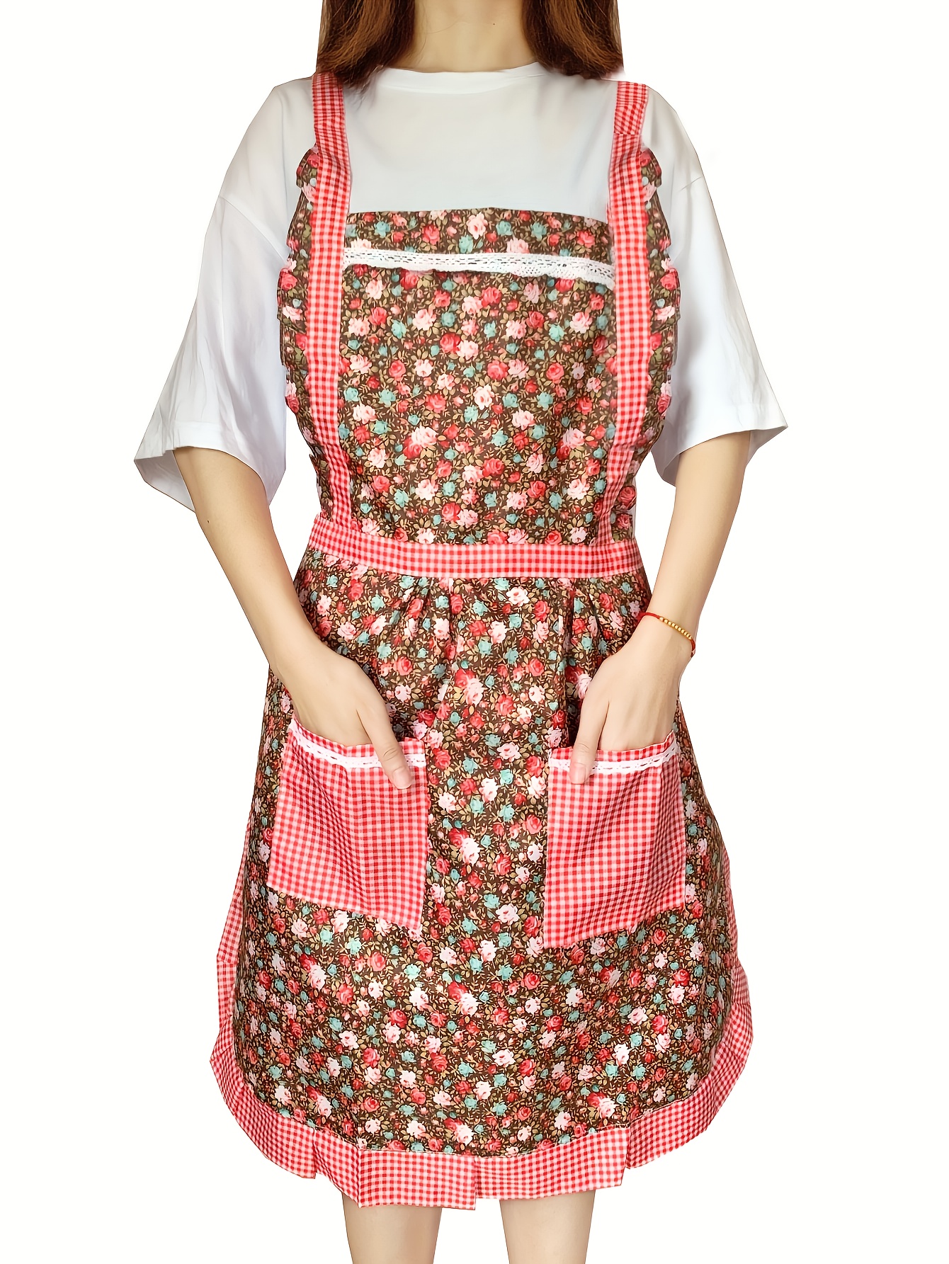 Women Apron Wear-resistant Anti-fouling Femme Stylish Apron Baking  Accessories