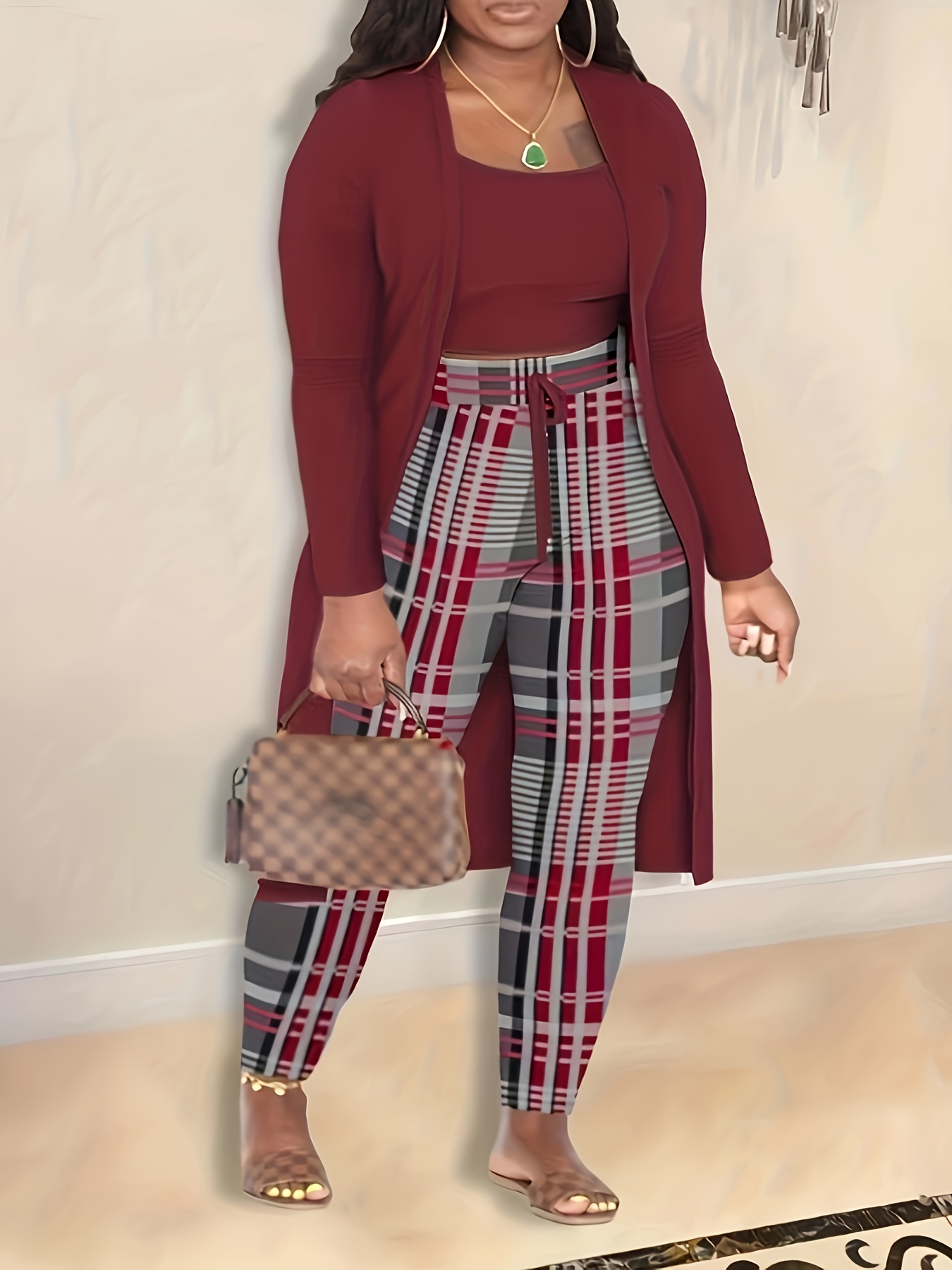 Plus Size Long Sleeve Outfits - Temu