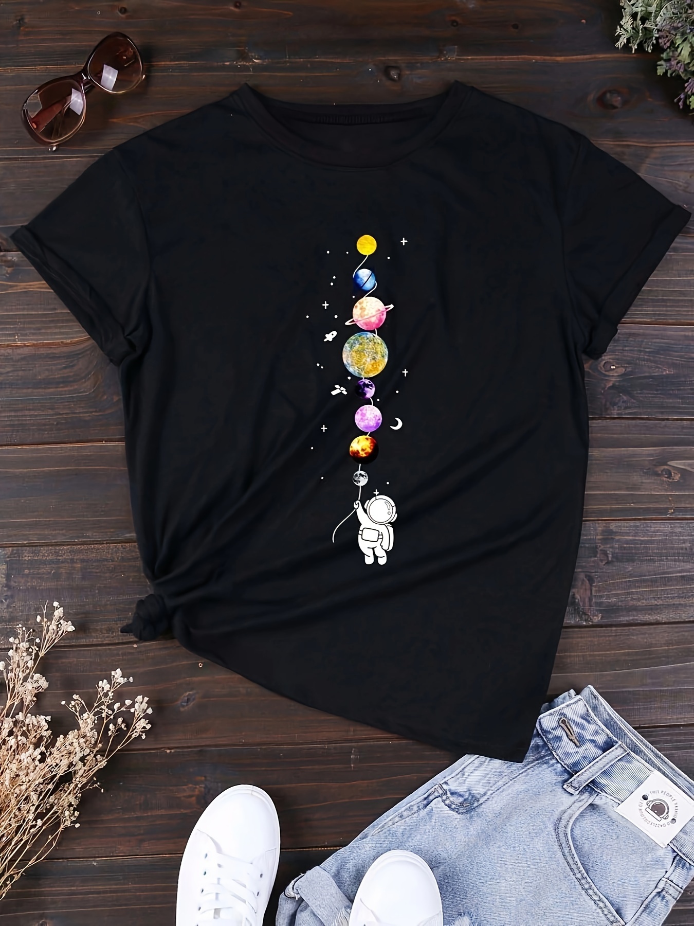 Camisa De Planetas Temu