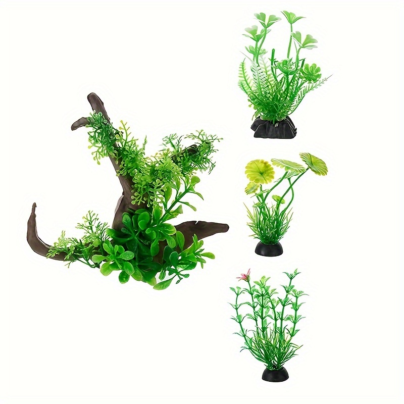 FRCOLOR 20pcs Aquarium Landscaping Fake Seaweed Decor Fake Aquarium Grass  Decorative Fish Plant Diy Fish Tank Grass Fake Water Plants Decors Lifelike