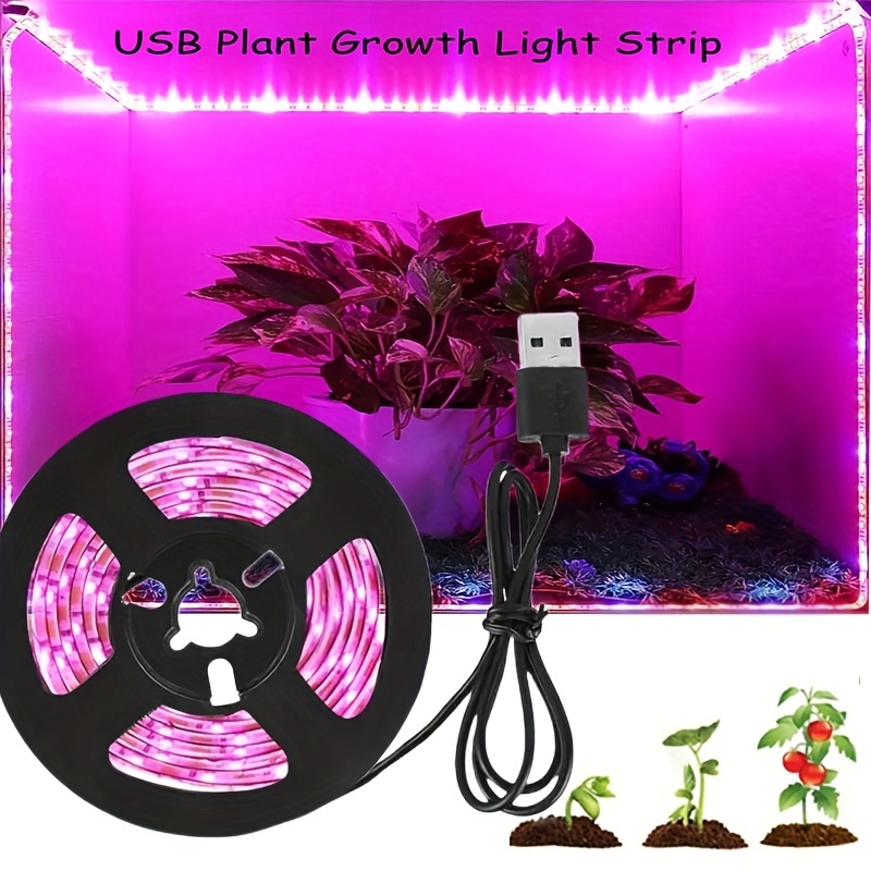 Lampe LED de croissance des plantes, imitation fluorescente USB