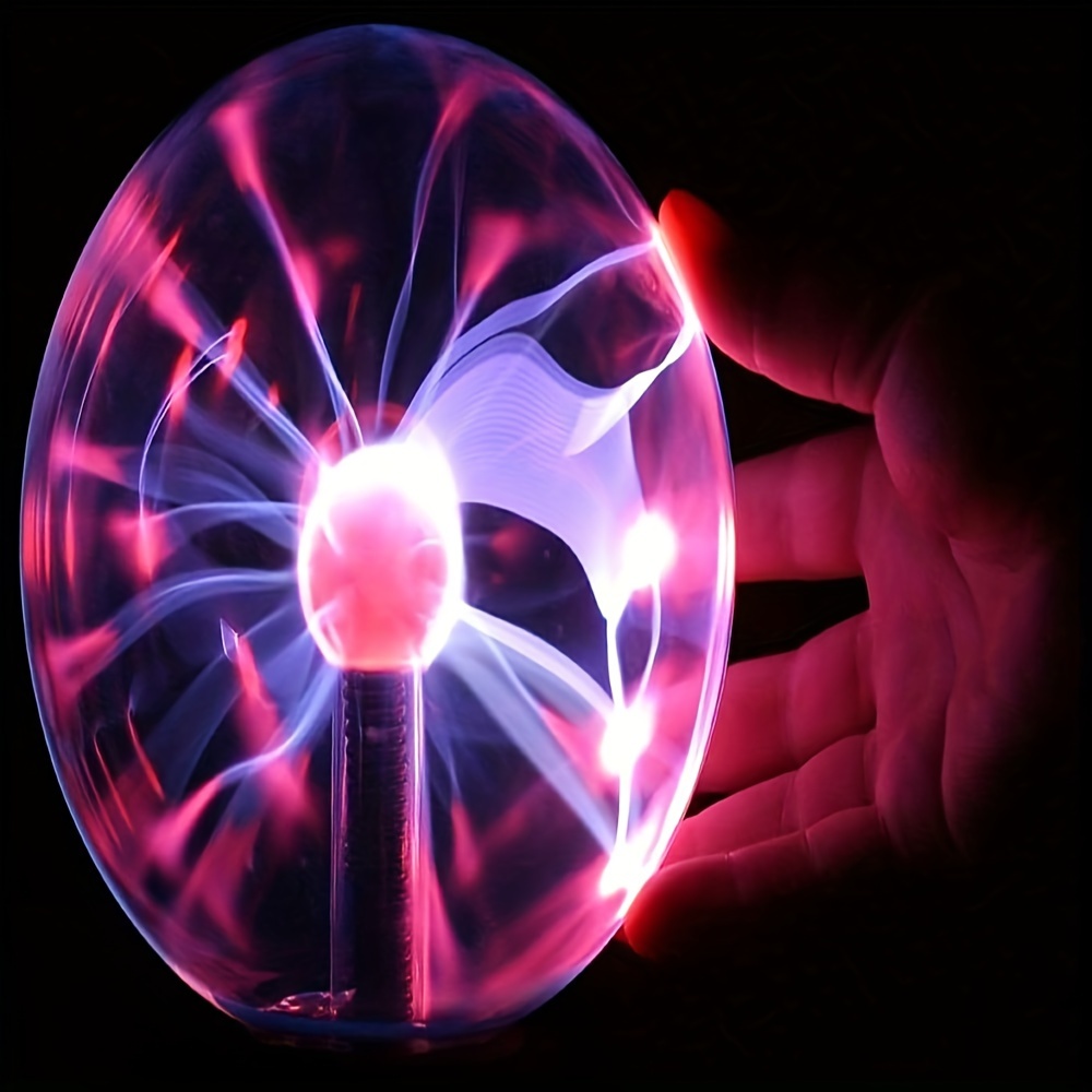 bola de luz que se ilumina con un rayo cuando acercas el dedo. Buki
