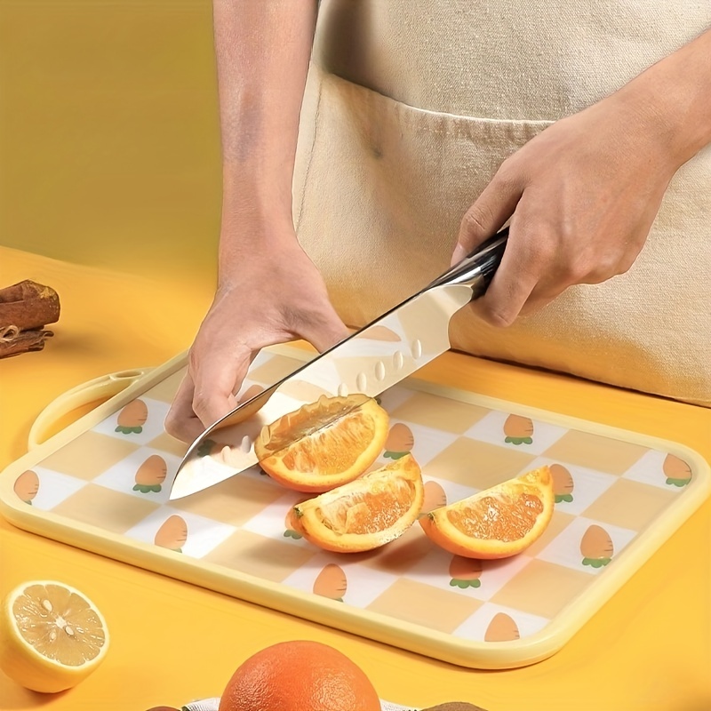 Frosted Cutting Board Kitchen Case Board Plastic Cutting Fruit Board  Household Non-slip Thin Sheet Transparent Chopping Board