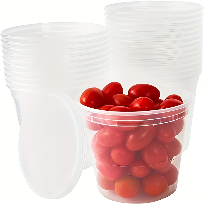 Disposable White Paper Soup Containers With Lids Perfect For - Temu
