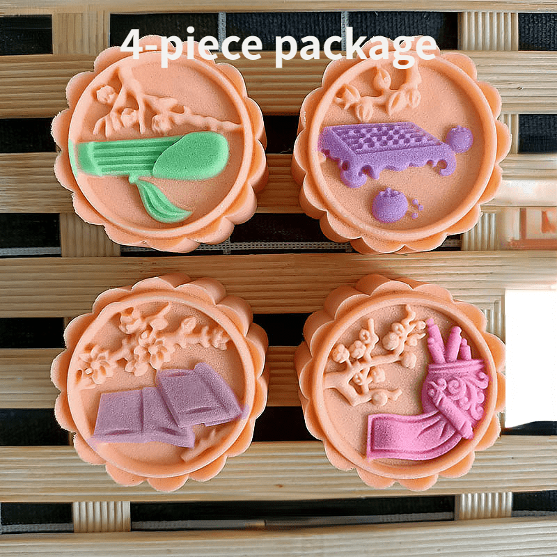 75g Persimmon Mooncake Press Mold Fruit Pattern Cookie Stamp For Mooncake  Festival Creative Chinese Traditional Dessert Tools - AliExpress