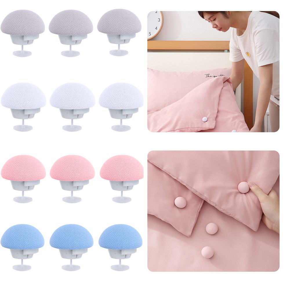 8/16PCS Bed Bedding Duvet Quilt Cover Snaps Fixing Clips Holder Fastener  Clip