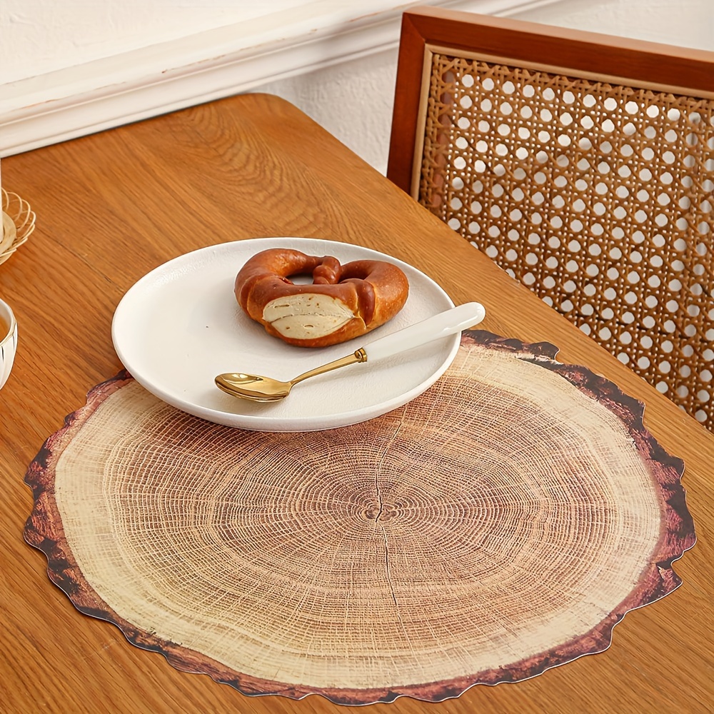 1 pieza Almohadilla decorativo redondo Vajilla mesa aislamiento térmico, Moda de Mujer