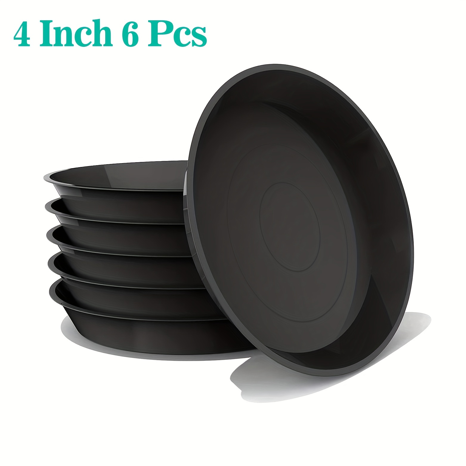 3PCS Plant Saucer 4/6/7/8/10 inch Drip Trays Plastic Tray Saucers