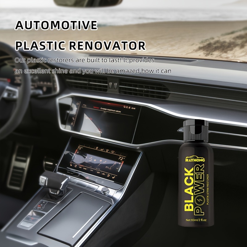 Plastic Restorer Black Gloss Car Cleaning Tools Cars Repair and Polish Auto  Detailing Coating Renewal HGKJ 24
