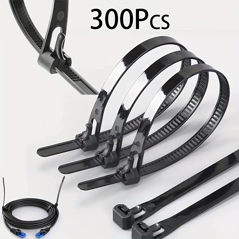 Advanced Adjustable Reusable Cable Management Strap Mixed - Temu Canada