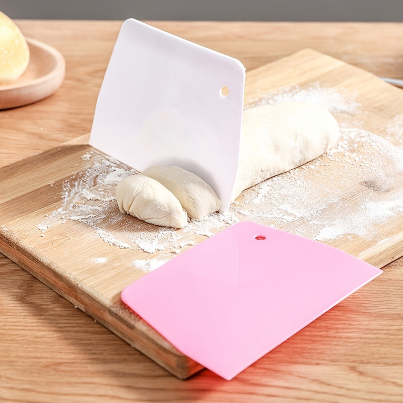 Baking Pastry Tools Small Plastic Dough Cutter Scraper Cake Soft