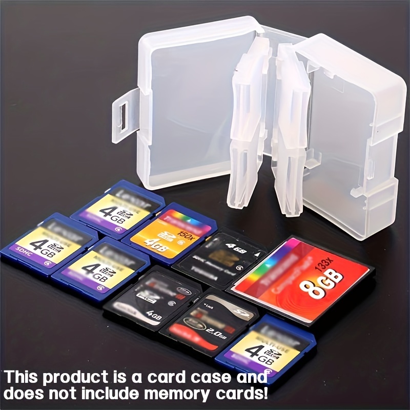 10 Slots Micro SD Card Case Holder Storage Organizer, Ultra Slim Credit  Card Size Lightweight Portable TF MSD Memory Card Storage