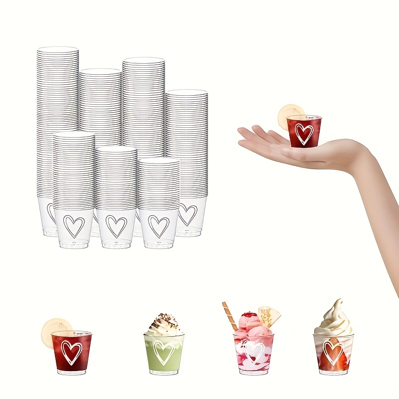 50pcs High quality creative snack drink cup creative birthday wedding BBQ  picnic party favor food beverage
